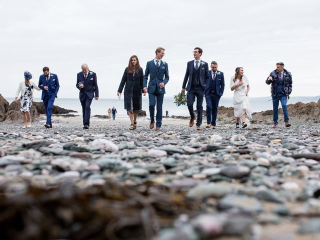 Iain and Catherine&apos;s Wedding in Polhawn, Cornwall 20