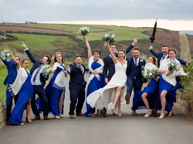 Iain and Catherine&apos;s Wedding in Polhawn, Cornwall 25