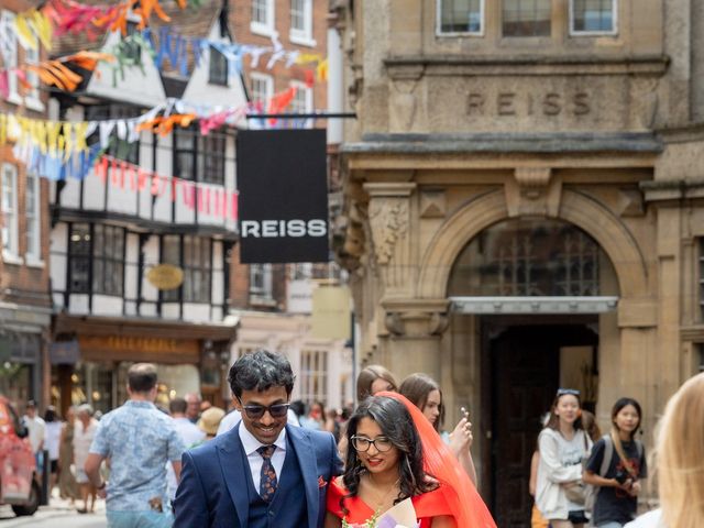 Groom and Bride's Wedding in Cambridge, Cambridgeshire 1