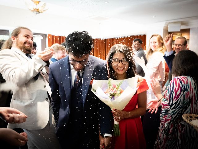 Groom and Bride's Wedding in Cambridge, Cambridgeshire 2