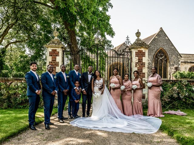 bova and adeola&apos;s Wedding in Hatfield, Hertfordshire 33