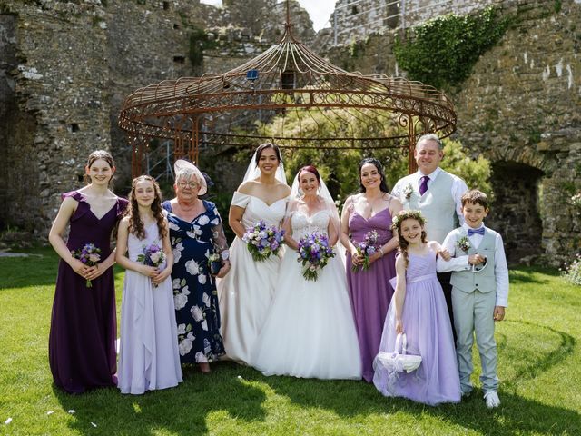 Jen and Susie's Wedding in Tenby, Pembrokeshire 5