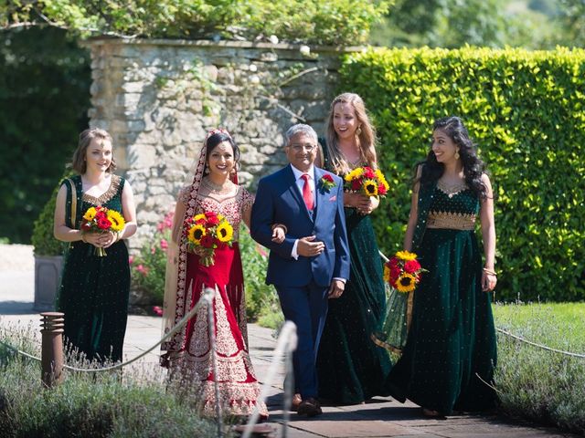 Riya and Tom&apos;s Wedding in Priston, Somerset 10