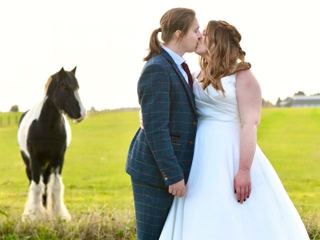 Michael and Lauren&apos;s Wedding in Gamlingay, Bedfordshire 18