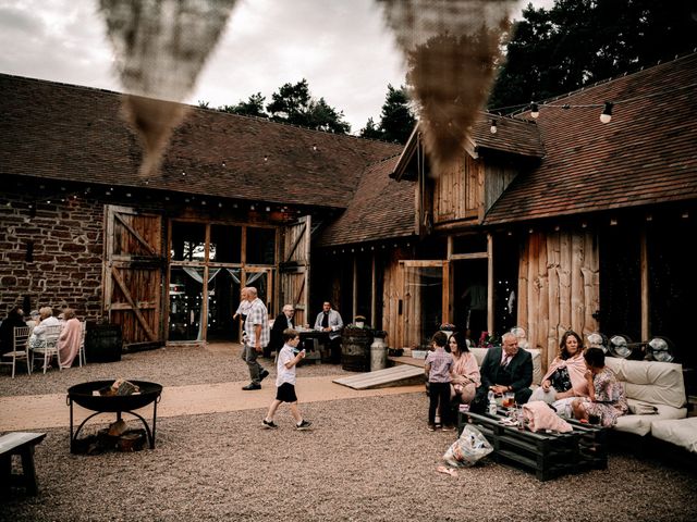 Ryan and Milly's Wedding in Claverley, Shropshire 100