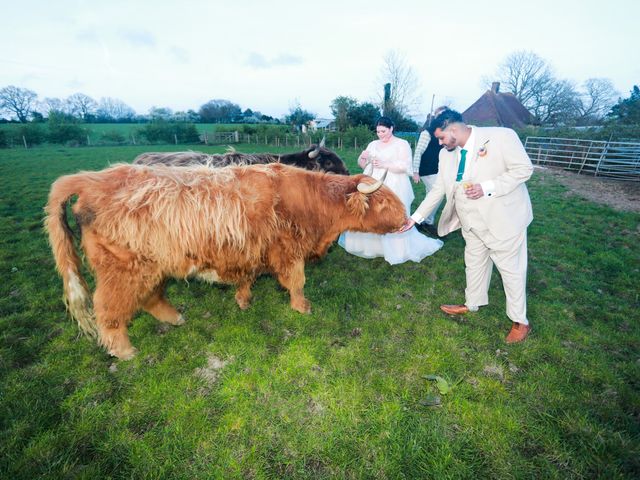 Ali and Carmen's Wedding in West Chiltington, West Sussex 7