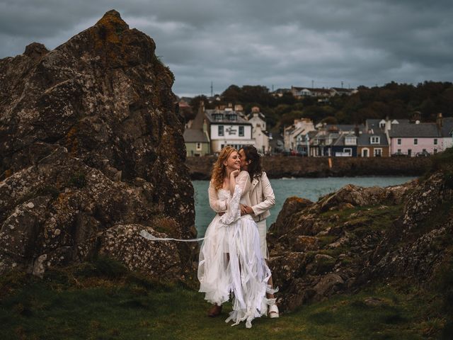 Gillian and Imogen&apos;s Wedding in Portpatrick, Dumfries Galloway &amp; Ayrshire 15