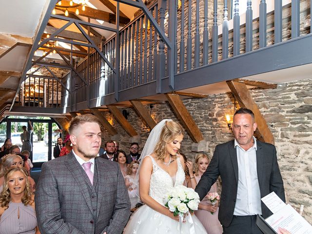 Brendan and Whitney&apos;s Wedding in Trehafod, Mid Glamorgan 64
