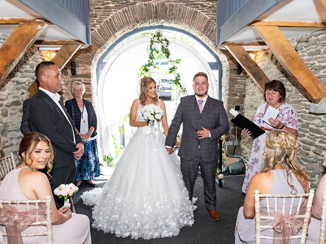 Brendan and Whitney&apos;s Wedding in Trehafod, Mid Glamorgan 127