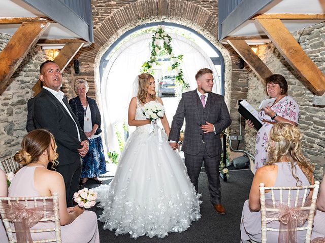 Brendan and Whitney&apos;s Wedding in Trehafod, Mid Glamorgan 128