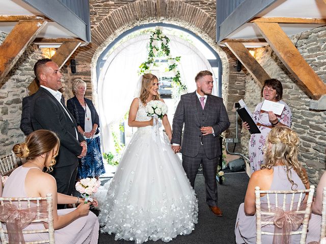 Brendan and Whitney&apos;s Wedding in Trehafod, Mid Glamorgan 130