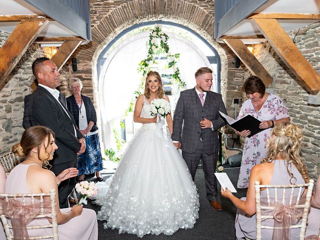 Brendan and Whitney&apos;s Wedding in Trehafod, Mid Glamorgan 131