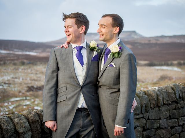 Iain and John&apos;s Wedding in Grindleford, Derbyshire 13