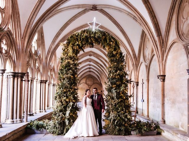 Dani and Cael's Wedding in Salisbury, Wiltshire 17