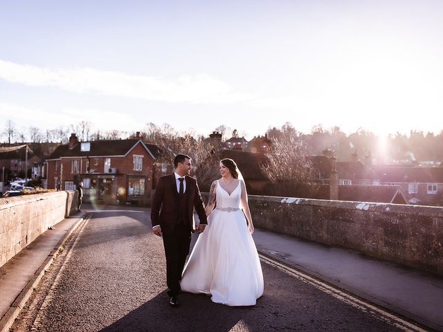 Dani and Cael's Wedding in Salisbury, Wiltshire 9