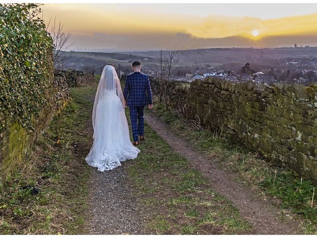 Corey and Megan&apos;s Wedding in Lydgate, Greater Manchester 1