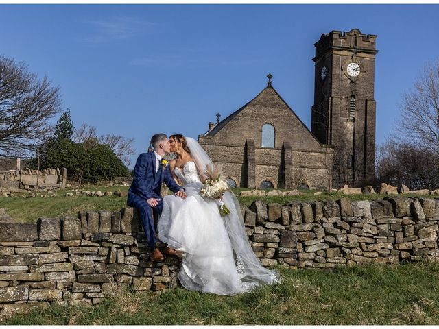 Corey and Megan&apos;s Wedding in Lydgate, Greater Manchester 25