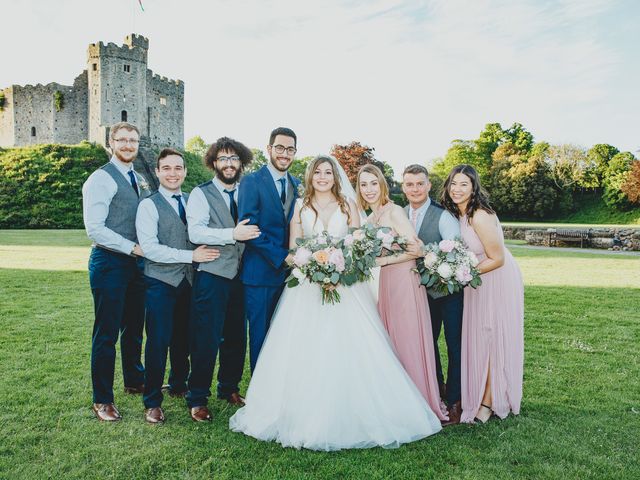 Jesse and Maya&apos;s Wedding in Cardiff Castle, Cardiff 15