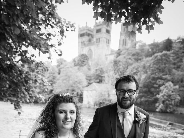 Giles and Emily's Wedding in Durham City, Durham 16