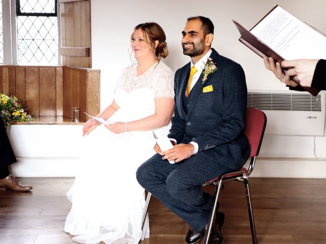 Hittesh and Stacey&apos;s Wedding in Chew Magna, Bristol 56