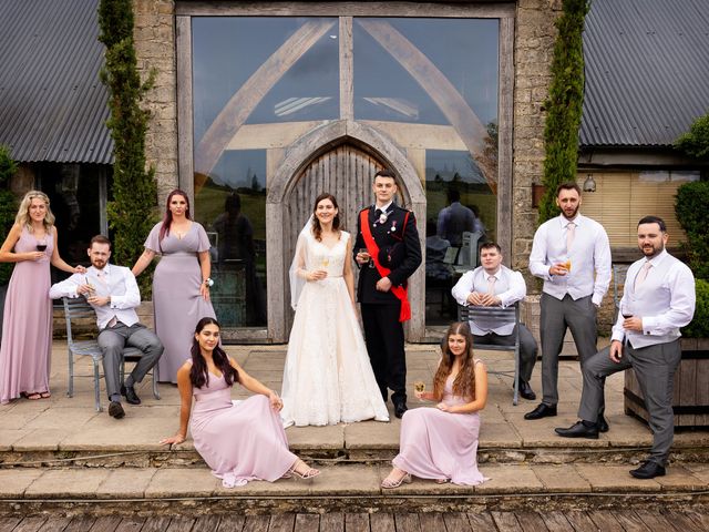 Ross and Andrea's Wedding in Cirencester, Gloucestershire 13