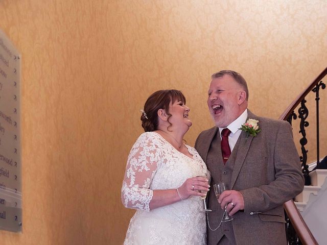 Gail and Clive's Wedding in Eastwood, Nottinghamshire 14