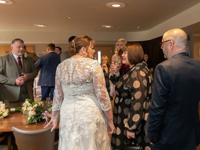 Gail and Clive's Wedding in Eastwood, Nottinghamshire 22