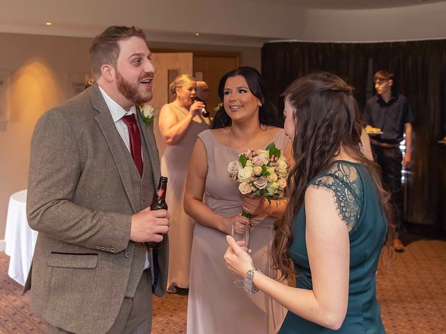 Gail and Clive's Wedding in Eastwood, Nottinghamshire 44