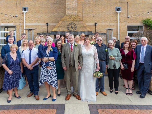 Gail and Clive's Wedding in Eastwood, Nottinghamshire 49