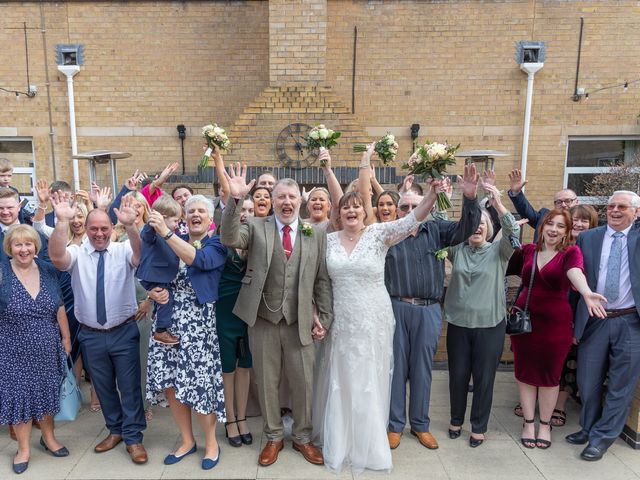 Gail and Clive's Wedding in Eastwood, Nottinghamshire 50