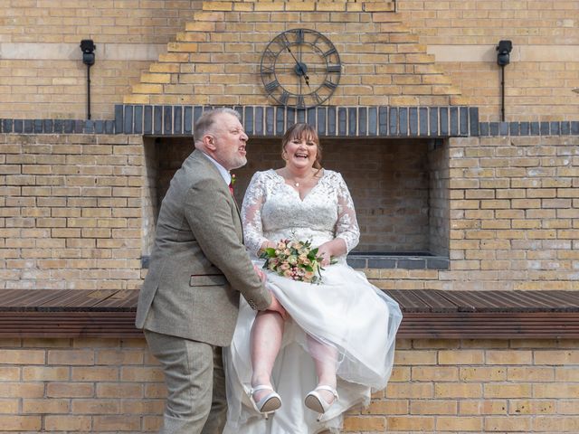 Gail and Clive's Wedding in Eastwood, Nottinghamshire 58