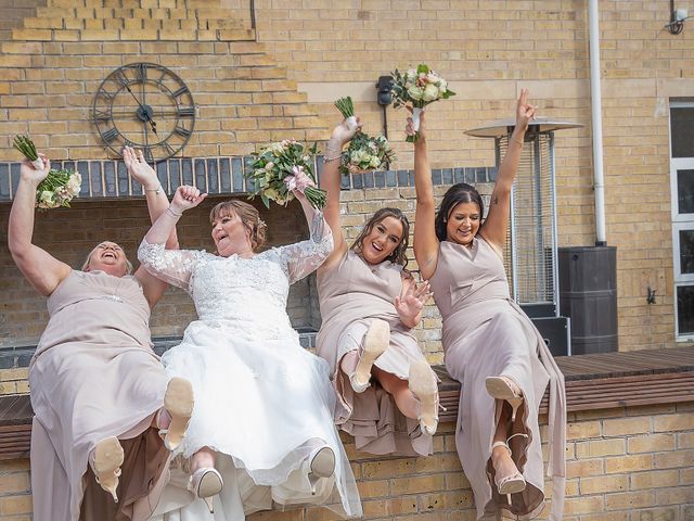 Gail and Clive's Wedding in Eastwood, Nottinghamshire 70
