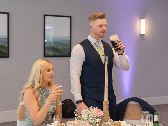 Gail and Clive's Wedding in Eastwood, Nottinghamshire 76