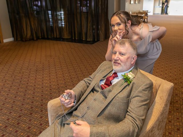 Gail and Clive's Wedding in Eastwood, Nottinghamshire 86