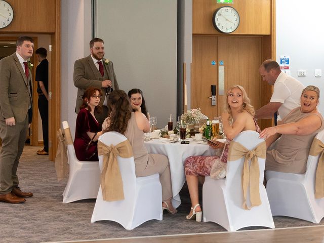 Gail and Clive's Wedding in Eastwood, Nottinghamshire 88