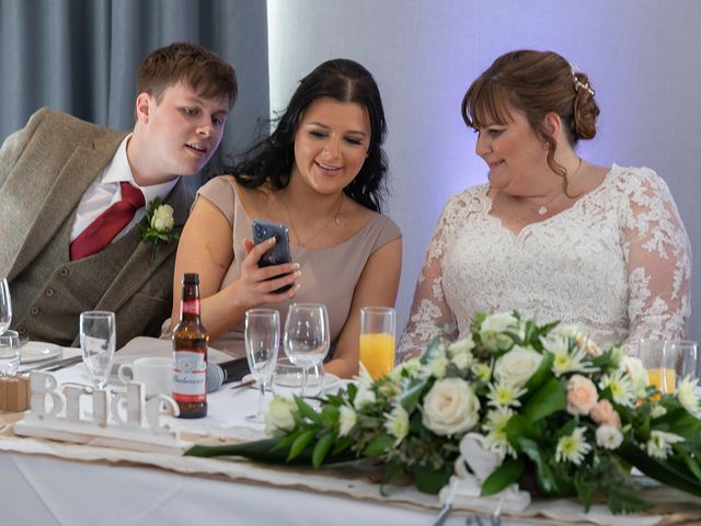 Gail and Clive's Wedding in Eastwood, Nottinghamshire 100
