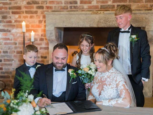 Sam and Emma's Wedding in Edwinstowe, Nottinghamshire 76