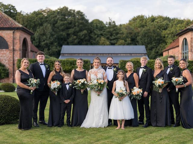 Sam and Emma's Wedding in Edwinstowe, Nottinghamshire 129