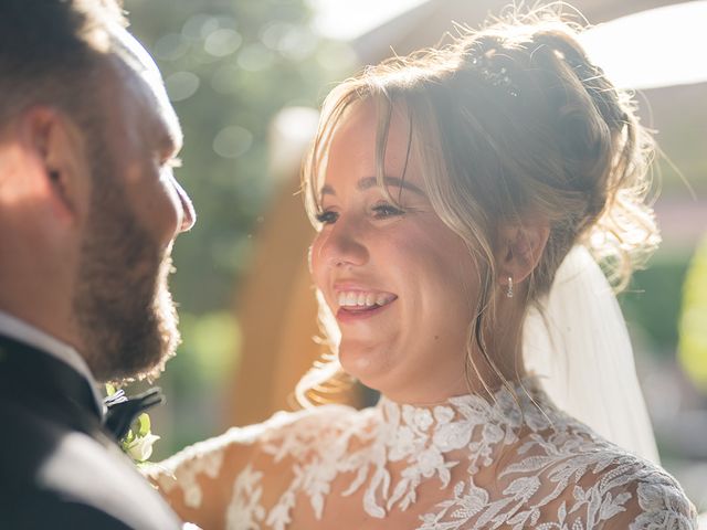 Sam and Emma's Wedding in Edwinstowe, Nottinghamshire 146