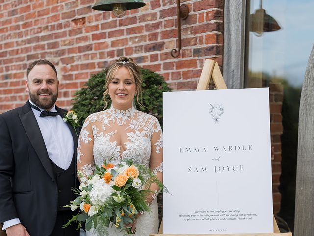 Sam and Emma's Wedding in Edwinstowe, Nottinghamshire 157