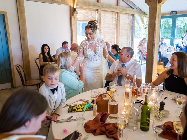 Sam and Emma's Wedding in Edwinstowe, Nottinghamshire 164
