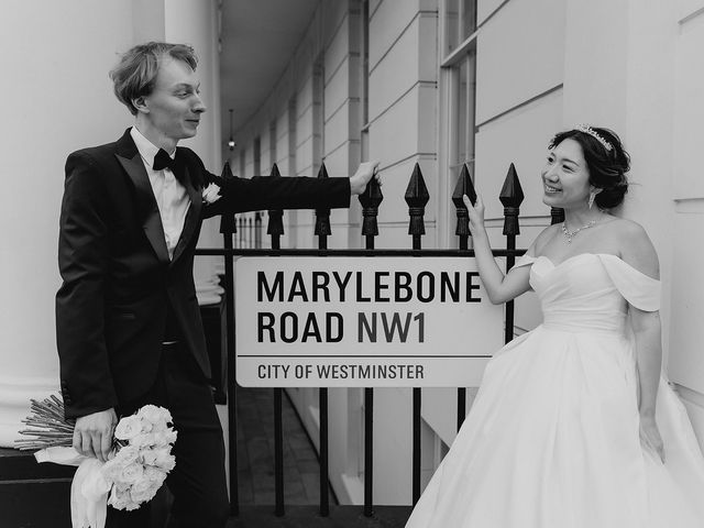 Vadim and Yuu&apos;s Wedding in Marylebone, West Central London 57