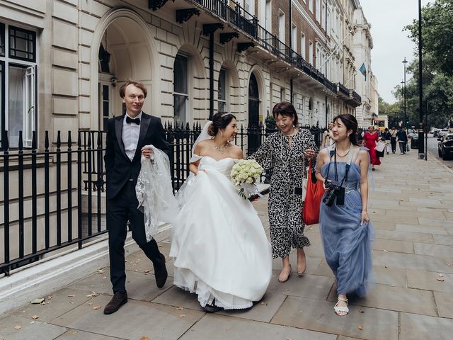 Vadim and Yuu&apos;s Wedding in Marylebone, West Central London 61