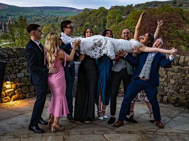 Scott and Katy&apos;s Wedding in Skipton, North Yorkshire 186