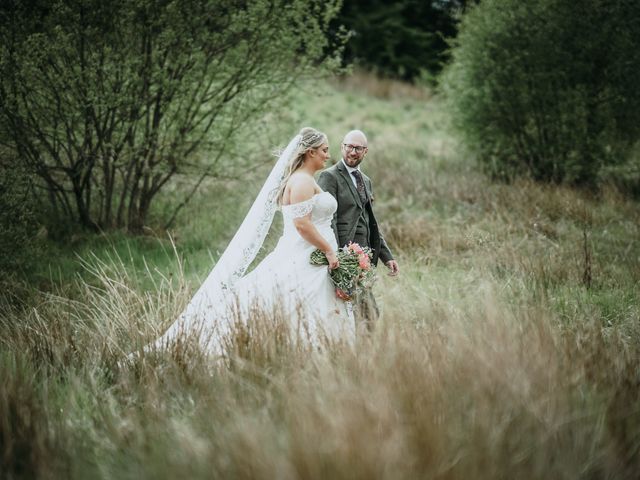 Chris and Molly's Wedding in Kielder Water, Northumberland 19