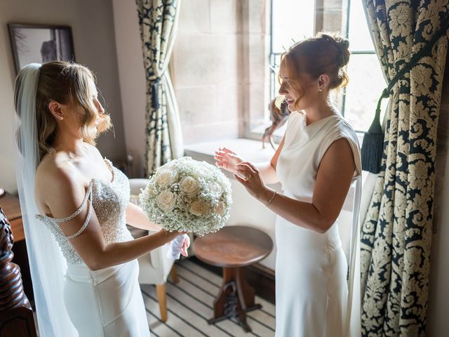 Callum and Lydia's Wedding in Peckforton, Cheshire 45