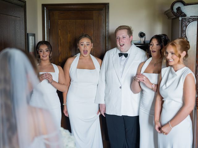 Callum and Lydia's Wedding in Peckforton, Cheshire 50
