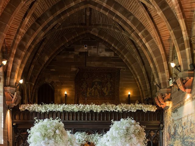Callum and Lydia's Wedding in Peckforton, Cheshire 57