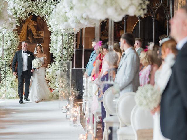 Callum and Lydia's Wedding in Peckforton, Cheshire 61