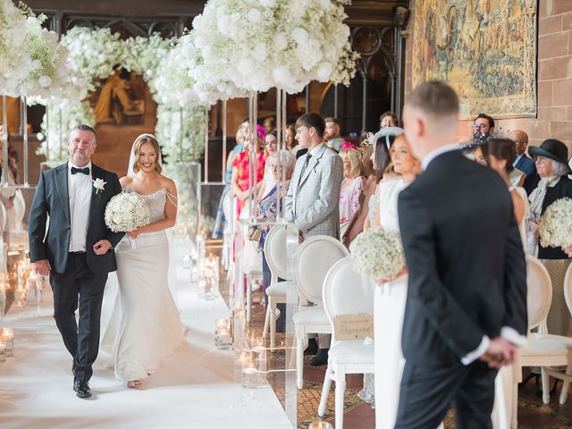 Callum and Lydia's Wedding in Peckforton, Cheshire 62